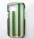 Funda Rayada Verde con refuerzo Antishock para iPhone 14.