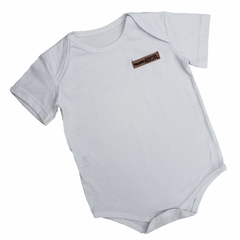 Body liso BLANCO manga corta