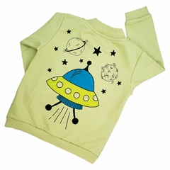 Bomber rústico PLATO VOLADOR verde wasabi (3-6m)