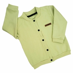 Bomber rústico PLATO VOLADOR verde wasabi (3-6m) - comprar online
