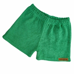 Short MICRO TOWELL verde pino