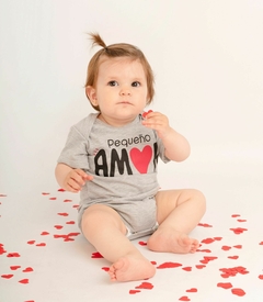 Body PEQUEÑO AMOR gris melange bebés - comprar online