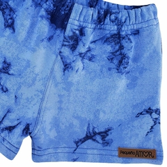 Short rústico BATIK azul (solo 1a) - comprar online