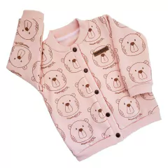 Bomber frisa OSITOS rosa primavera
