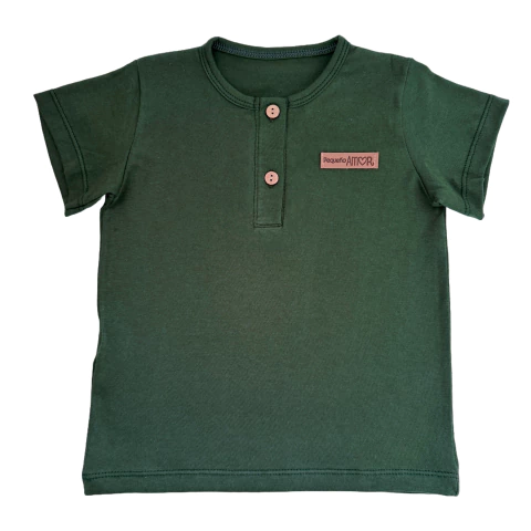 Remera botón Bali Palta - comprar online