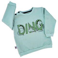 Buzo frisa DINO PALABRA verde (3-6m)