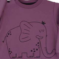 Buzo frisa ELEFANTE uva - comprar online