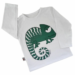 Remera CAMALEÓN blanca (solo 2a)