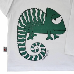 Remera CAMALEÓN blanca (solo 2a) - comprar online