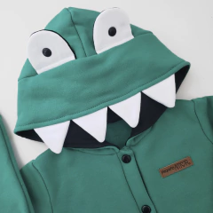 Campera frisa COCO verde trebol - comprar online