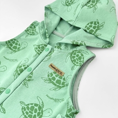 Conjunto chaleco + short TORTUGA verde agua - comprar online