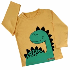 Remera DINO CUELLO LARGO MANGO - comprar online