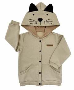 Campera frisa GATITO BEIGE - comprar online