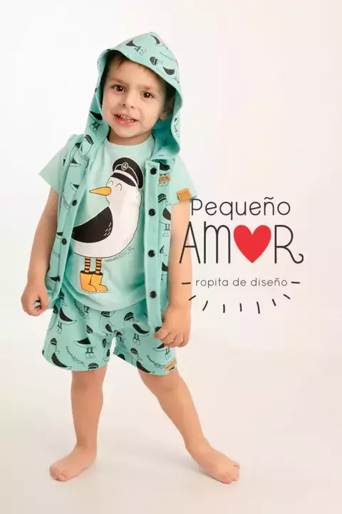 OUTLET Chaleco GAVIOTA acqua - comprar online