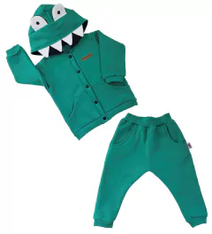 Imagen de Campera frisa COCO verde trebol