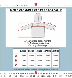 Campera con cierre FRISA azul marino1 (2a) - Pequeño amor
