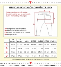 Pantalón chupín tejido RAYAS BLANCO Y NEGRO en internet