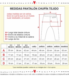 Pantalón chupín TEJIDO rosa bebé en internet