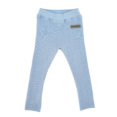 Pantalón chupín TEJIDO celeste (solo 2a- 3a)