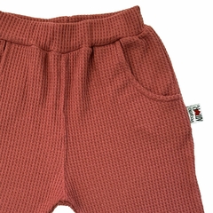 PANTALÓN jogger waffle LADRILLO en internet