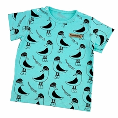 Remera GAVIOTAS full print ACQUA