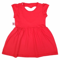 Vestido corazón calado ROJO (solo 2a) - comprar online