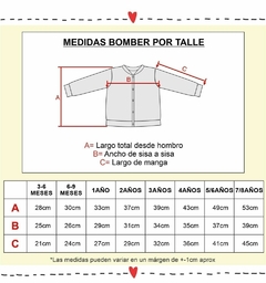 Bomber frisa CASTOR almendra - comprar online