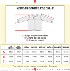 Bomber rústico ASTRO-DINO rosa candy - tienda online