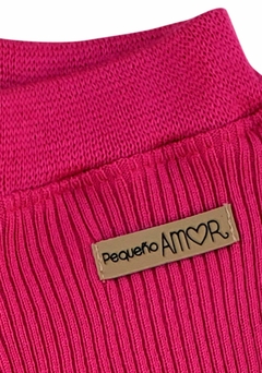Pantalón chupín TEJIDO fucsia (solo 6m) - comprar online