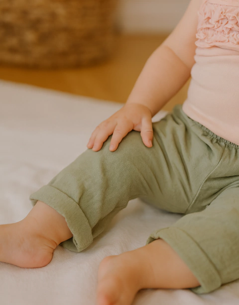 Pantalón de Tusor Oliva - comprar online