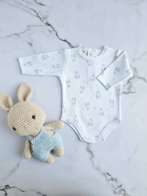Body Conejitos Celeste