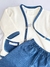 Conjunto de Saco, Pantalón y Body Rayado Aero - comprar online