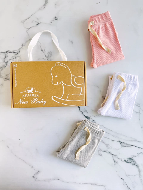 Pack 3 Leggings Rosa - comprar online