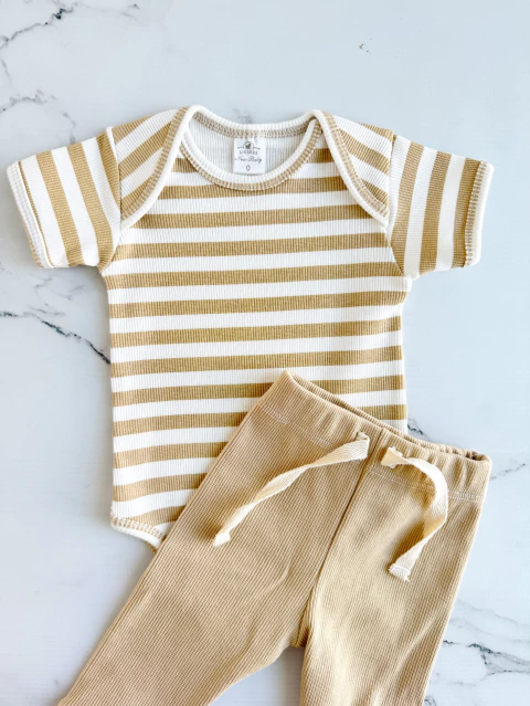 Body Morley M/C Rayado Camel - comprar online