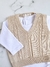 Chalequito Indi Beige - comprar online