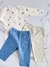 Pack 2 Calzas + Body Dino Celeste - Regalos para Bebés | Tienda Online | Ajuares New Baby
