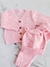 Conjunto Tejido Rosa