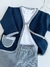 Conjunto de Saco, Pantalón y Body Rayado Azul en internet