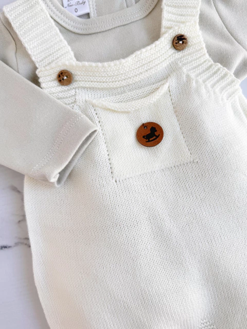 Conjunto Enterito Tejido Natural y Body Talampaya - comprar online