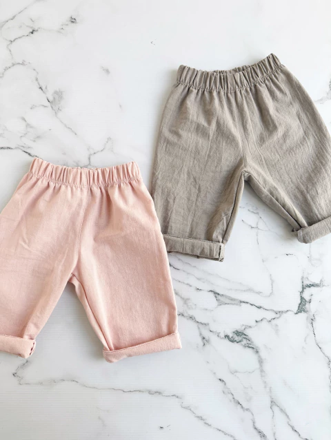 Pantalón de Tusor Cemento - comprar online