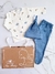 Pack Batita + Ranita + Gorro Nudo Dino Azul