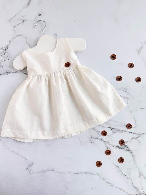 Vestido de Tussor Natural