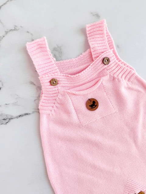 Enterito Tejido Rosa - comprar online