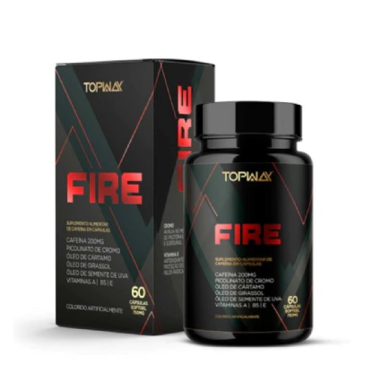 TERMOGÊNICO FIRE 60Caps - TOPWAY