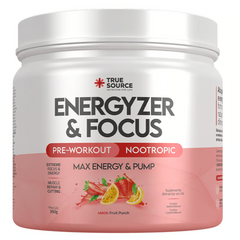 TRUE ENERGYZER FOCUS COM CAFEÍNA 360g - TRUE SOURCE