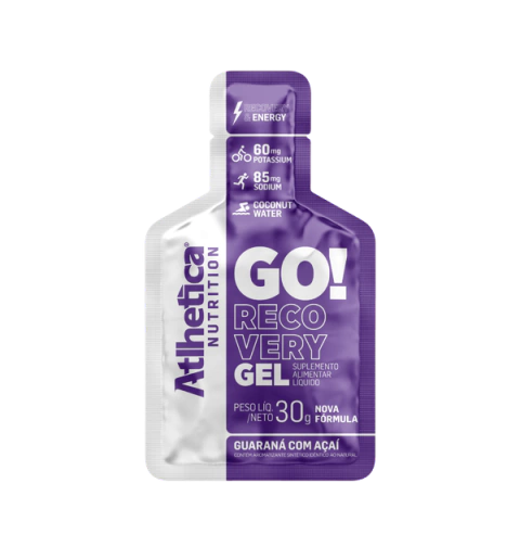 GO! Gel Recovery (Display com 10 Sachês de 30g) -ATHLETICA