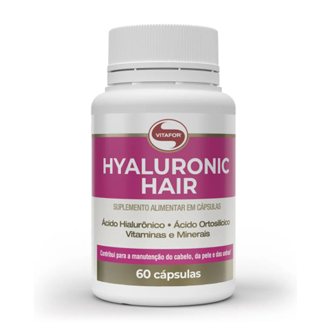 HYALURONIC HAIR - 60(CAPS) DE 500MG - VITAFOR