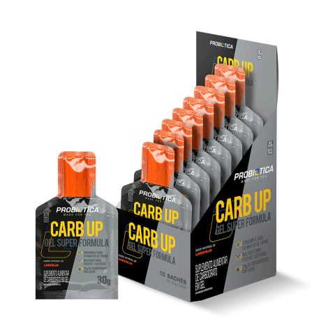CARB UP GEL SUPER FÓRMULA 10 SACHÊS DE 30G - PROBIÓTICA