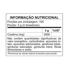 CREATINA CREAPURE 300G - NUTRATA