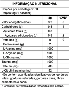 PRE WORKOUT KAOTHIC 400G - MUSCLE DEFINITION